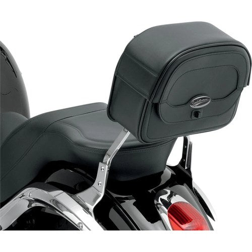 Saddlemen Large Cruis'n Sissy Bar Bag (Black / Chrome) 3503-0049