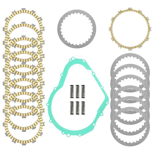 Clutch Friction Steel Plates Spring Gasket Kit for Suzuki GSX-R600 GSXR600 11-21