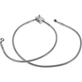 Drag Specialties Rear Brake Line Clear-Coated Stainless Steel | 640221