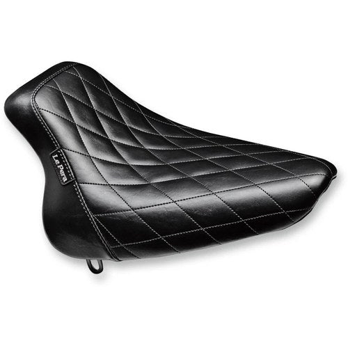 Le Pera Bare Bones Solo Seat - Diamond - Softail '00-'05 (Black) LX-007DM