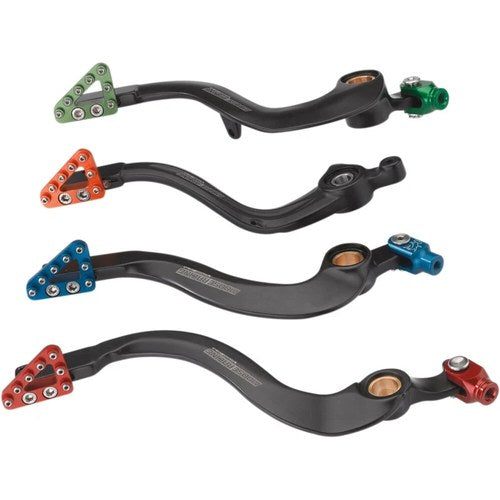 Moose Racing Rear Brake Pedal (ARM: Black / Peg: Red) 1610-0332