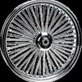 Harddrive Front 48 Spoke Wheel Chrome Dual Disc 26X3.5 25mm 08-Up | 051-15542