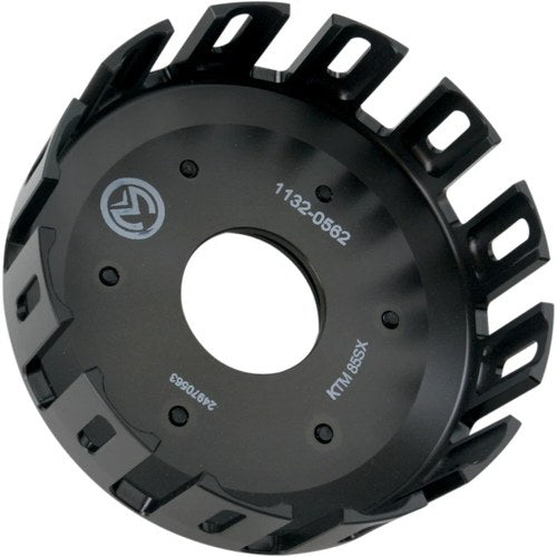 Moose Racing Billet Aluminum Clutch Basket (Natural) 1132-0562
