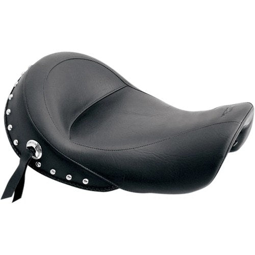 Mustang Solo Studded Seat - Fxd '06-'17 (Black) 76106