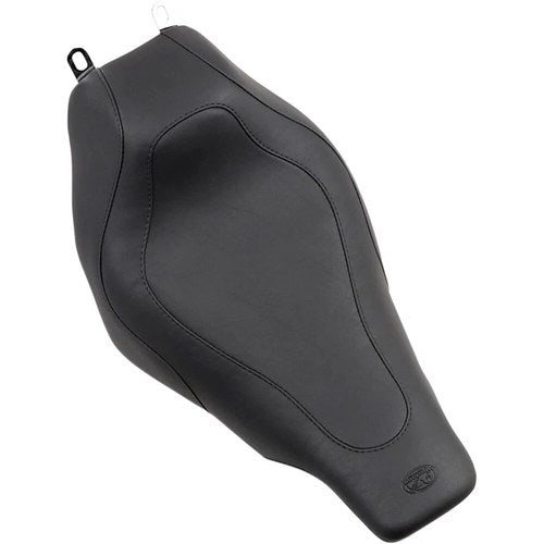 Mustang Tripper Solo Seat - Flt (Black) 76457