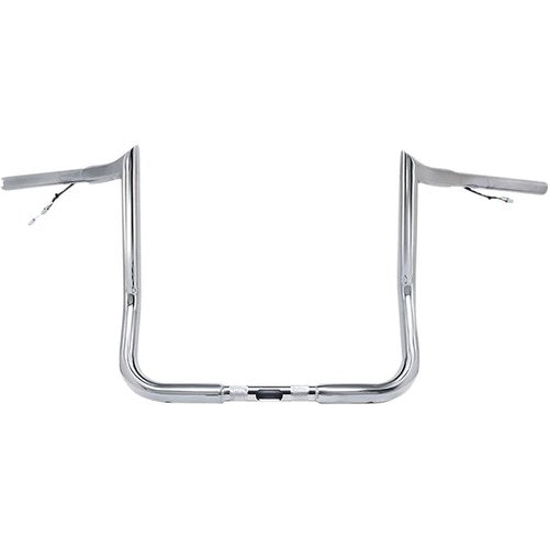 Paul Yaffe Bagger Nation Chrome Pre-Wired 10" Monkey Bar Handlebar | MBBPW-10 C