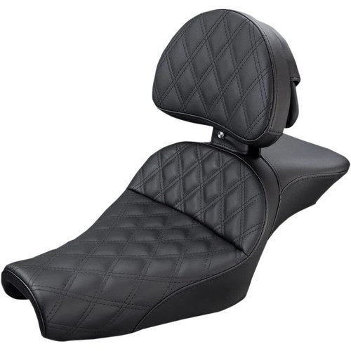 Saddlemen Explorer Seat - Backrest - XL w/ 3.3 Gallon Tanks (Black) 807-11-030LS