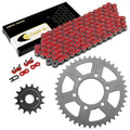 Red Drive Chain And Sprocket Kit for Kawasaki Ninja ZX-6Rr ZX600N 2005 2006