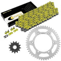 Celox Drive Chain & Sprockets Kit for Yamaha YZ250F 2001 2002 2003 2004 Yellow