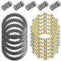 Clutch Friction Steel Plates Spring Kit for Kawasaki KLR250 KL250-D 1985 - 2005