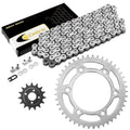 Drive Chain & Sprockets Kit for Honda XR650L 1993-2017 White