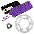 Drive Chain & Sprockets Kit for Yamaha YZ426F 00-2002 / YZ450F 2003 2004 Purple