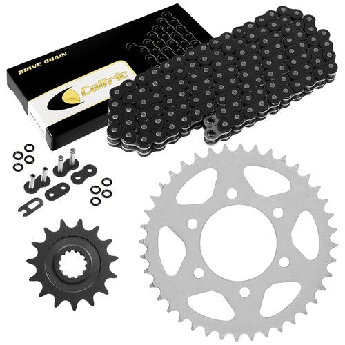 Black O-Ring Drive Chain & Sprocket Kit for Kawasaki ZX1000 Ninja ZX-10R 06 07