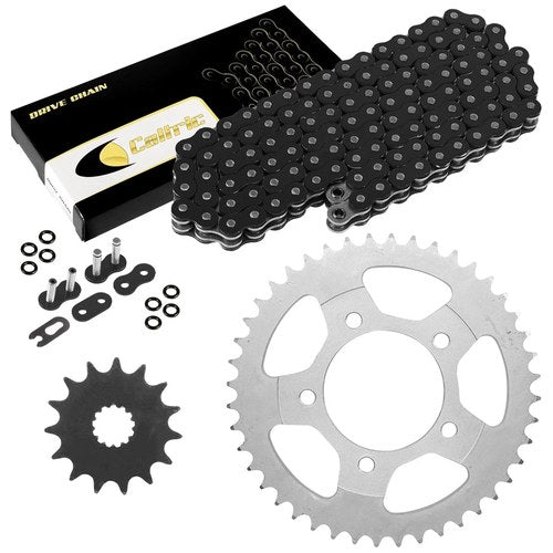 Black O-Ring Drive Chain & Sprocket Kit for Suzuki SV650S 1999-2009