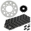 Black Drive Chain & Sprockets Kit fits Honda CB500 CB 500 1994-2003