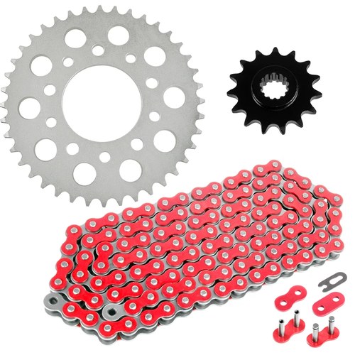 Red Drive Chain & Sprockets Kit fits Honda CB500 1994 1995 1996 1997 1998-2003