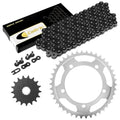 Black Drive Chain And Sprocket Kit for Suzuki GSR750 GSR750Z Abs 2011-2017