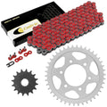 Red Drive Chain And Sprocket Kit for Kawasaki Ninja ZX-7Rr ZX750N 1996 1997