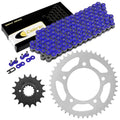 Drive Chain & Sprockets Kit For Honda CBR1100XX Super Blackbird 1997-2007 Blue
