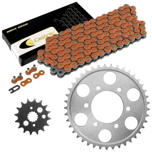 Drive Chain & Sprockets Kit fits Kawasaki ZX900 Ninja ZX9R 1998-2001 / Orange