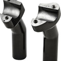 HardDrive Forged Pullback Handlebar Risers 4-1/2in Rise - Black | H57-6075BF-4.5