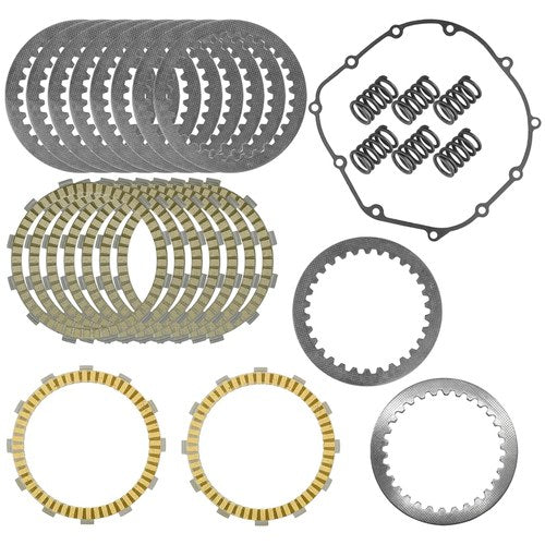 Clutch Friction Steel Plates Kit for Kawasaki Concours 14 ZG1400 ABS 2008-2022