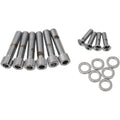 Drag Specialties Bolt Kit M8 Handlebar Control Smooth All Chrome | MK784S