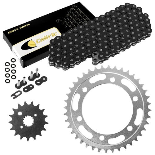 Black O-Ring Drive Chain & Sprockets for Suzuki GSX1300R Hayabusa 1300 1999-07
