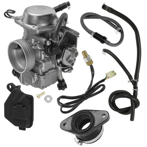 Carburetor w/ Intake Manifold Boot For Honda Rancher 350 TRX350 2000-2003