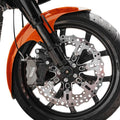 Bagger Nation Cafe Fender Flsb 18-21 Gloss Black Adapters | CAFE-SG-18L