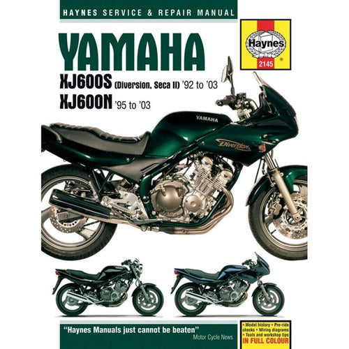 Haynes Repair Manual - Yamaha XJ600S Diversion & Seca II (92-03), XJ600N (95-03)