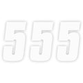 Factory Effex FX Factory Number 5 - White - 4" | 08-90015