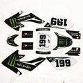 3M 199 Monster Decals Graphics Sticker Kit CRF50 Fairing Pit Pro Trail Dirt Bike