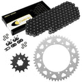 Black O-Ring Drive Chain & Sprocket Kit for Yamaha YZ250 1987 1988 1989 1992