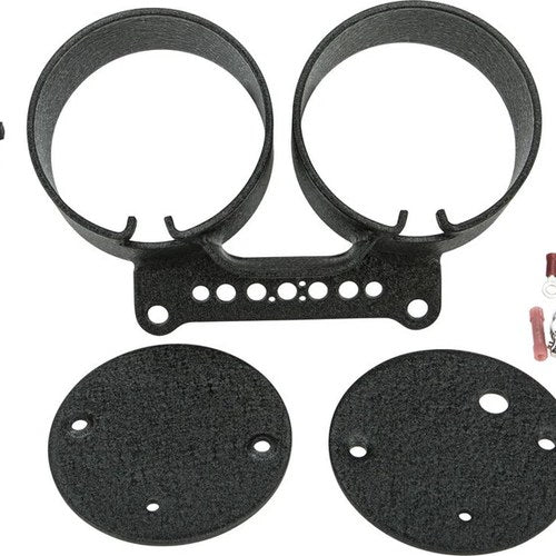 HardDrive Dual Gauge Mount Bracket Kit, Black | 169390