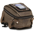 Burly Brand Tank Tail Bag - Wax Cotton (Brown) B15-1010D