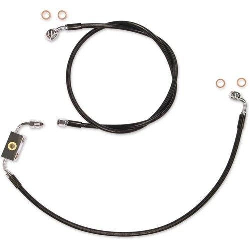 Magnum XR Brake Line Kit - ABS - Black - Dyna | SBC1316-34