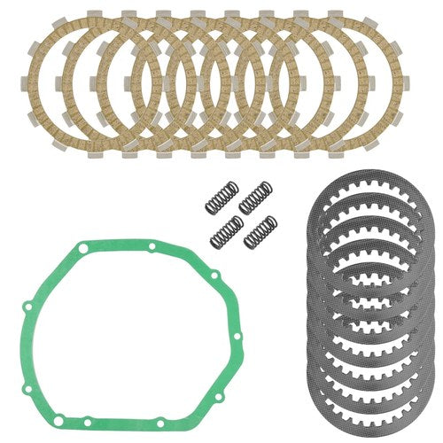 Clutch Friction Steel Plates Spring and Gasket Kit for Suzuki GSX600FT 1988-1996