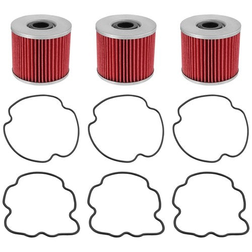 for Suzuki GSX250 GSX-250 Katana 250 1980-1984 Oil Filter 3-Pack