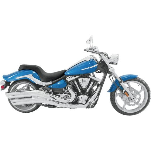 Mustang Daytripper Seat - Stitched - Raider (Black) 76266