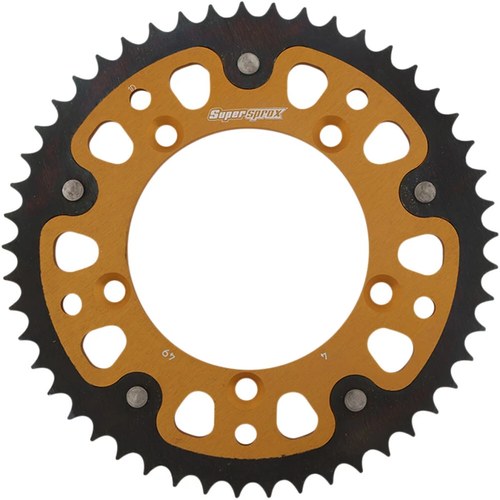 Supersprox Stealth Rear Sprocket - 49-Tooth - Gold - Husaburg | RST-4-49-GLD