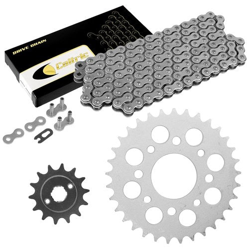 Caltric Drive Chain & Sprockets For Honda CMX250C Rebel 1985-2016