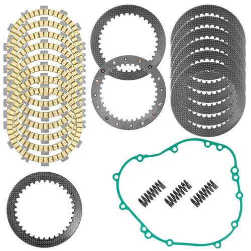 Clutch Friction Plates Springs Gasket Kit for Kawasaki Ninja ZX-6R ZX636 2013-24