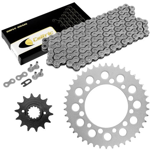 Drive Chain & Sprockets For Kawasaki EX250F Ninja 250R 1986-1987 520 X 104