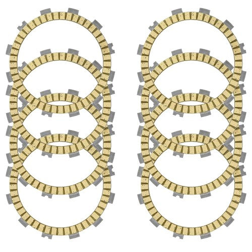 Caltric Clutch Friction Plates for Kawasaki KX250 KX250X KX250XC KX252 2021-2026
