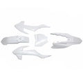 White Plastics Guard Fairing Fender Kit KTM65 Style 110cc Pit Pro Dirt Bike