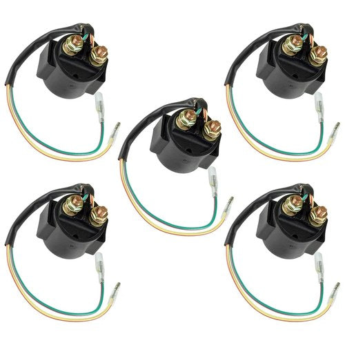 5x Starter Solenoid Relays for Kawasaki KZ750 KZ750A Kz750B Ltd 1976 - 1983