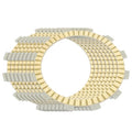 Clutch Friction Plates for Yamaha YX600C Radian 600 1986-1990
