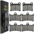 Front Rear Brake Pads for Yamaha YZF6 YZF6R YZF600 YZF600R 1999-2007 Front Rear