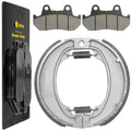 Front Brake Pads Rear Brake Shoes for Honda GB500 Gb 500 1989 1990